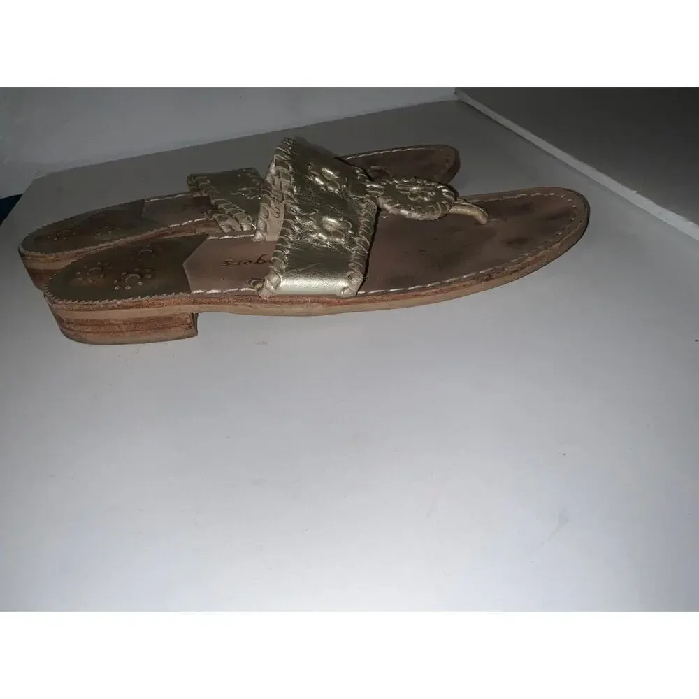 Jack Rogers iconic sandal in platinum size 7
